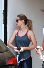 EMILY BLUN Leaves a Gym in Los Angeles 08/19/2015