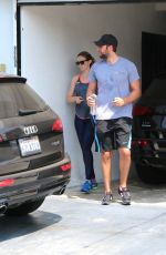 EMILY BLUN Leaves a Gym in Los Angeles 08/19/2015