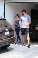 EMILY BLUN Leaves a Gym in Los Angeles 08/19/2015