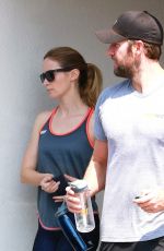 EMILY BLUN Leaves a Gym in Los Angeles 08/19/2015