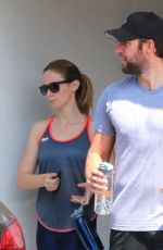 EMILY BLUN Leaves a Gym in Los Angeles 08/19/2015