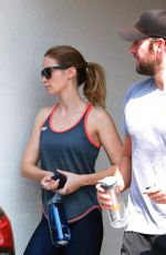 EMILY BLUN Leaves a Gym in Los Angeles 08/19/2015
