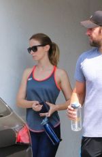 EMILY BLUN Leaves a Gym in Los Angeles 08/19/2015