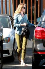 EMILY BLUNT Arrives at a Hair Salon in Los Angeles 08/24/2015