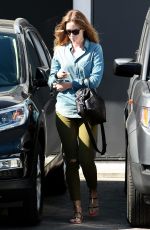 EMILY BLUNT Arrives at a Hair Salon in Los Angeles 08/24/2015