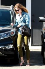 EMILY BLUNT Arrives at a Hair Salon in Los Angeles 08/24/2015