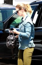 EMILY BLUNT Arrives at a Hair Salon in Los Angeles 08/24/2015