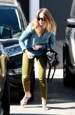 EMILY BLUNT Arrives at a Hair Salon in Los Angeles 08/24/2015