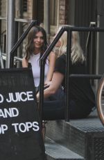 EMILY RATAJKOWSKI in Jeans Out in New York 08/18/2015