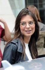 EMILY RATAJKOWSKI Leaves Her Hotel in London 08/12/2015