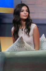 EMILY RATAJKOWSKI on the Set of Good Morning America in New York 08/18/2015