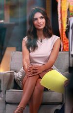 EMILY RATAJKOWSKI on the Set of Good Morning America in New York 08/18/2015