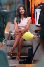 EMILY RATAJKOWSKI on the Set of Good Morning America in New York 08/18/2015