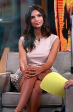 EMILY RATAJKOWSKI on the Set of Good Morning America in New York 08/18/2015