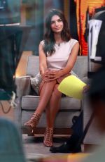 EMILY RATAJKOWSKI on the Set of Good Morning America in New York 08/18/2015