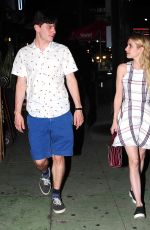 EMMA ROBERTS Night Out in West Hollywood 08/22/2015