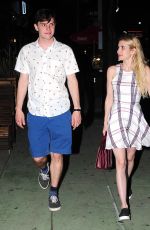 EMMA ROBERTS Night Out in West Hollywood 08/22/2015