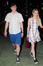 EMMA ROBERTS Night Out in West Hollywood 08/22/2015