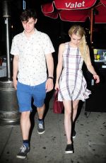 EMMA ROBERTS Night Out in West Hollywood 08/22/2015