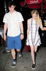 EMMA ROBERTS Night Out in West Hollywood 08/22/2015