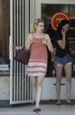 EMMA ROBERTS Out and About in New Orleans 08/01/2015