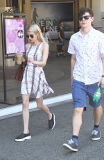 EMMA ROBERTS Out Shopping in Los Angeles 08/22/2015