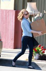 EMMA STONE on the Set of La La Land in Los Angeles 08/28/2015