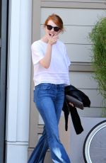 EMMA STONE Out and About in Los Angeles 08/01/2015