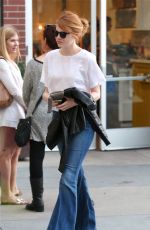EMMA STONE Out and About in Los Angeles 08/01/2015