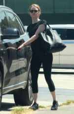 EMMA STONE Out and About in Los Angeles 08/28/2015