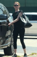 EMMA STONE Out and About in Los Angeles 08/28/2015