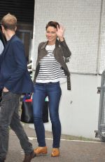 EMMA WILLIS Arrives at ITV Studios in London 08/17/2015