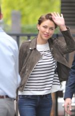 EMMA WILLIS Arrives at ITV Studios in London 08/17/2015