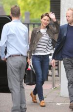 EMMA WILLIS Arrives at ITV Studios in London 08/17/2015