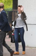 EMMA WILLIS Arrives at ITV Studios in London 08/17/2015