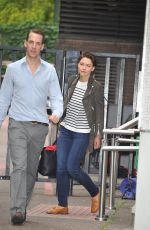 EMMA WILLIS Arrives at ITV Studios in London 08/17/2015