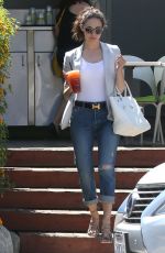 EMMY ROSSUM at a Gas Station in West Hollywood 07/31/2015