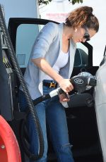 EMMY ROSSUM at a Gas Station in West Hollywood 07/31/2015