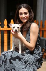 EMMY ROSSUM at Microsoft and Best Friends Animal Society Upgrade Your World Event in Los Angeles