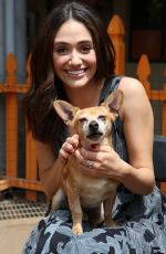 EMMY ROSSUM at Microsoft and Best Friends Animal Society Upgrade Your World Event in Los Angeles
