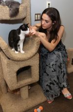 EMMY ROSSUM at Microsoft and Best Friends Animal Society Upgrade Your World Event in Los Angeles