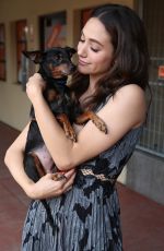EMMY ROSSUM at Microsoft and Best Friends Animal Society Upgrade Your World Event in Los Angeles