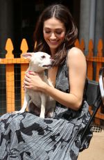 EMMY ROSSUM at Microsoft and Best Friends Animal Society Upgrade Your World Event in Los Angeles