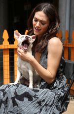 EMMY ROSSUM at Microsoft and Best Friends Animal Society Upgrade Your World Event in Los Angeles