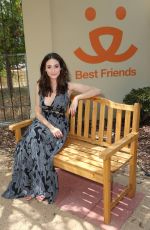 EMMY ROSSUM at Microsoft and Best Friends Animal Society Upgrade Your World Event in Los Angeles