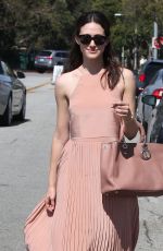 EMMY ROSSUM Out and About in Beverly Hills 08/28/2015