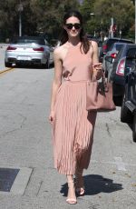 EMMY ROSSUM Out and About in Beverly Hills 08/28/2015