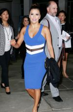 EVA LONGORIA Arrives at Kahlil Gibran
