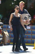 FKA TWIGS Shopping at Whole Foods in Studio City 08/22/2015