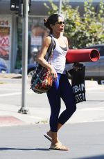 FREIDA PINTO Heading to Yoga Class in Beverly Hills 07/31/2015
